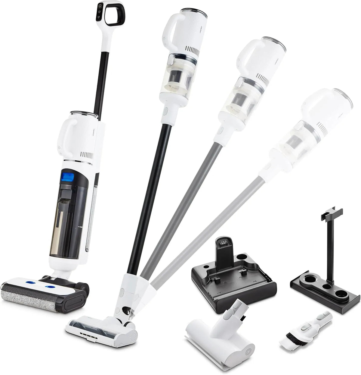 Nass- und Trockensauger H30 2in1 MEDION, getrennter Frischwasser Schmutzwassertank, kabelloser Saugwischer und Akku Staubsauger