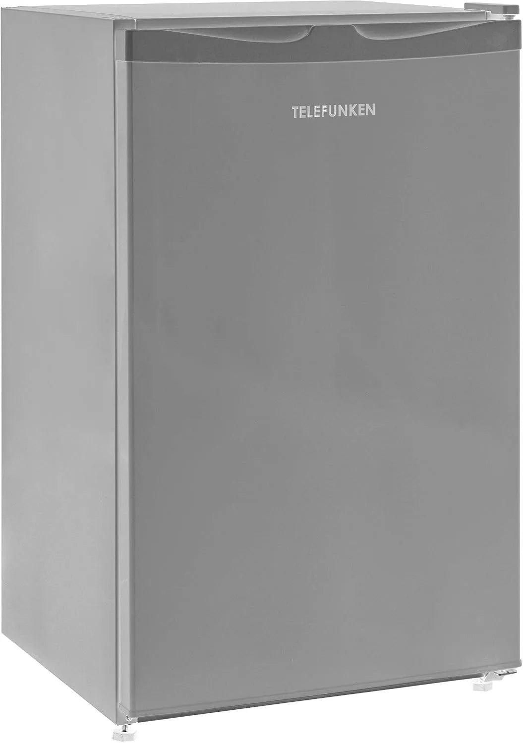 Telefunken Kühlschrank CF-31-121-S, Fassungsvermögen 90 L Gesamt-Nutzinhalt, klein mit Gemüsefach & 3 Ablagen, ohne Gefrierfach, Temperaturregelung