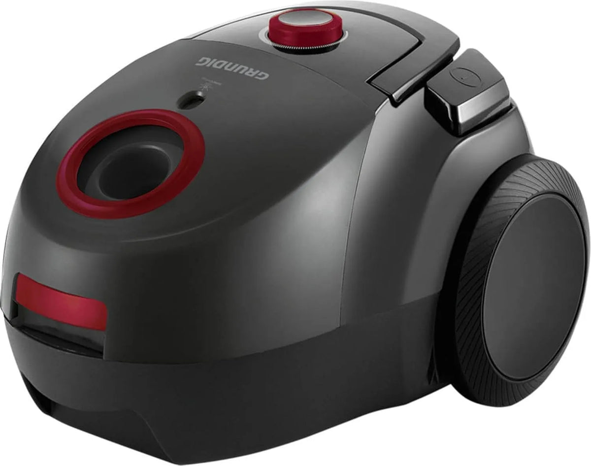 Grundig Bodenstaubsauger VCC 3850 A, mit Beutel, Fassungsvermögen 2,1 L, Leistung 800W, Rot, in Schwarz