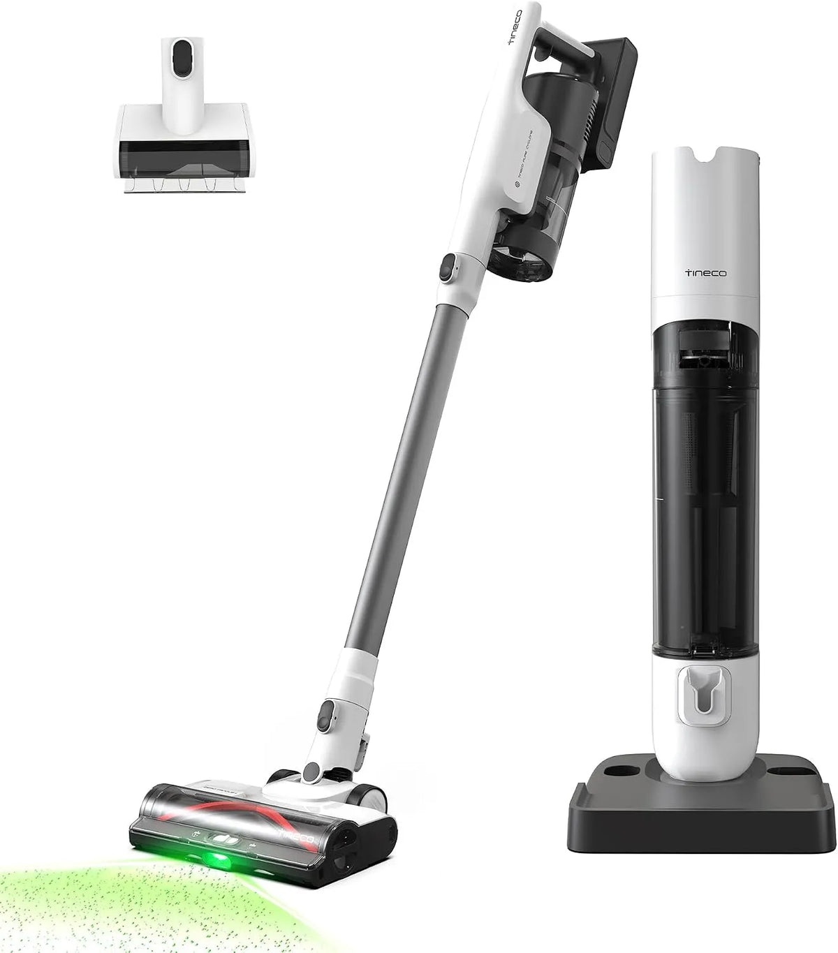 Staubsauger, 175W Saugleistung Akkusauger, Komplette Selbstrenigung, iLoop, Tineco Pure ONE Station 5 Plus Kabellose mit 2,5L Absaugstation
