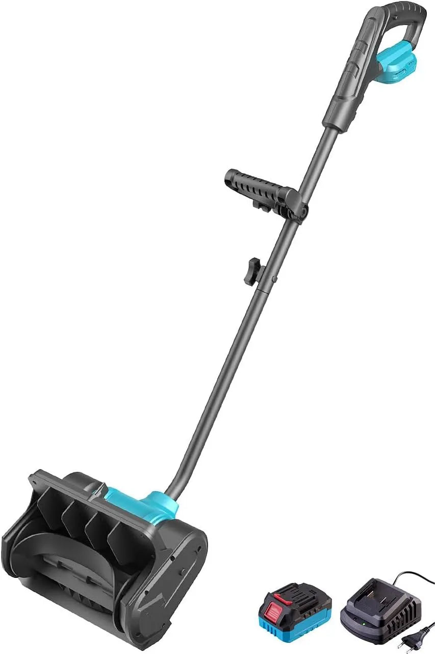 Schneefräse 18-V-Akku-Schneebürste AGT Schneeräumer: &, Breite 25 cm, 2.700 U, Min., Handschneefräse akkubetrieben, Schneeschaufel