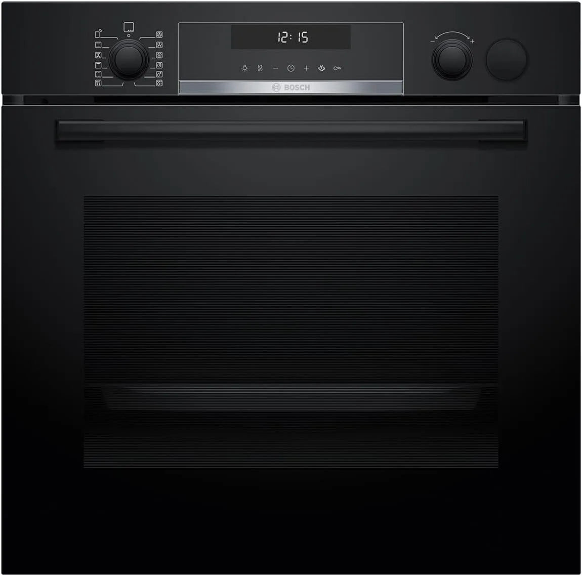 Bosch Backofen HRG578CB7 3D-Heißluftfunktion, Air Fry Funktion, Pyrolyse, Soft Close, Serie 6, Smarter Einbau mit Dampfunterstützung 60 x 60 cm