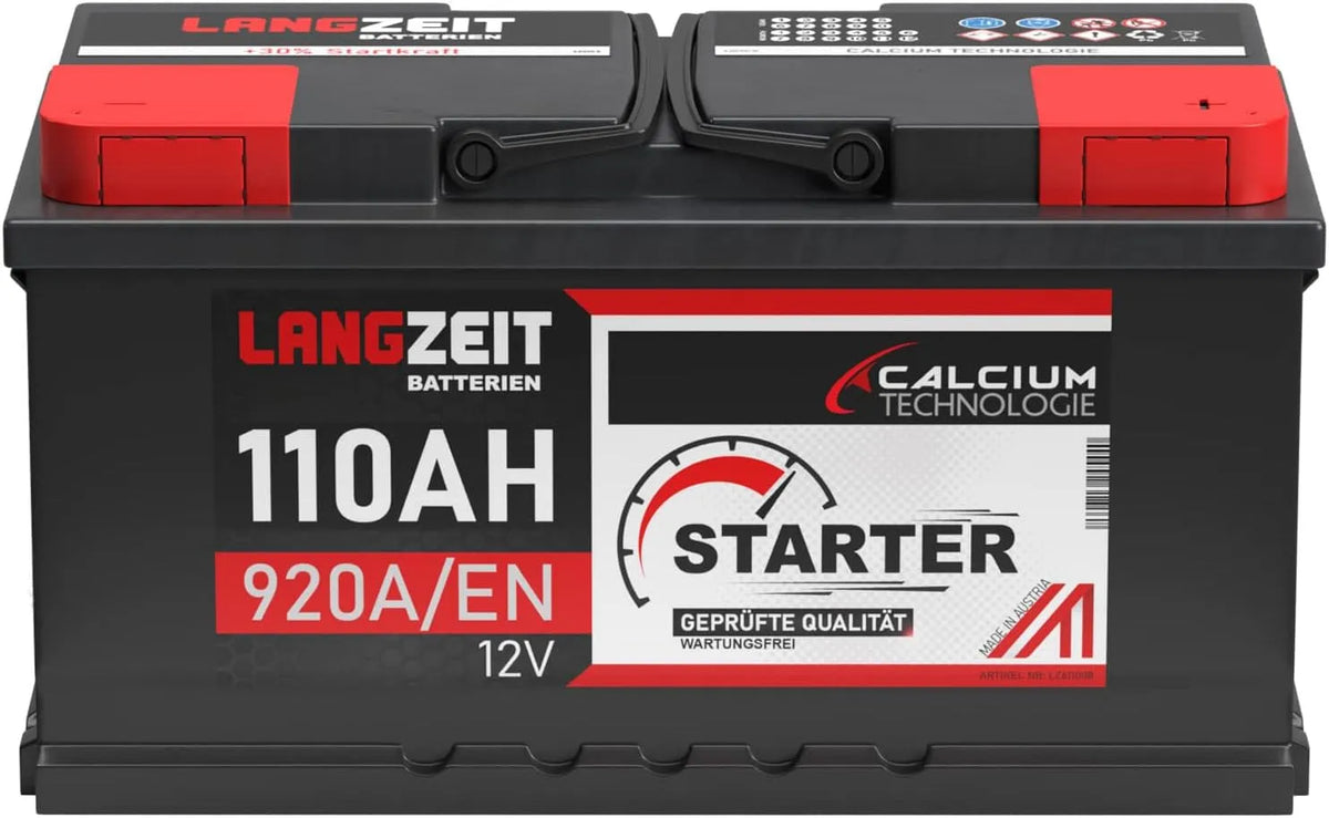 Modell 920A 920A 920A/EN LANGZEIT Autobatterie, Spannung 12V 110Ah 920A