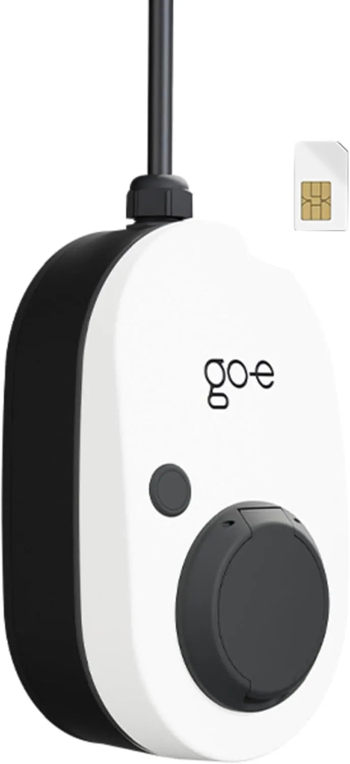 Gemini 2.0 go-e Charger, 16A 3-phasig, 4G, weiß, ohne Kabel, LTE, in Schwarz