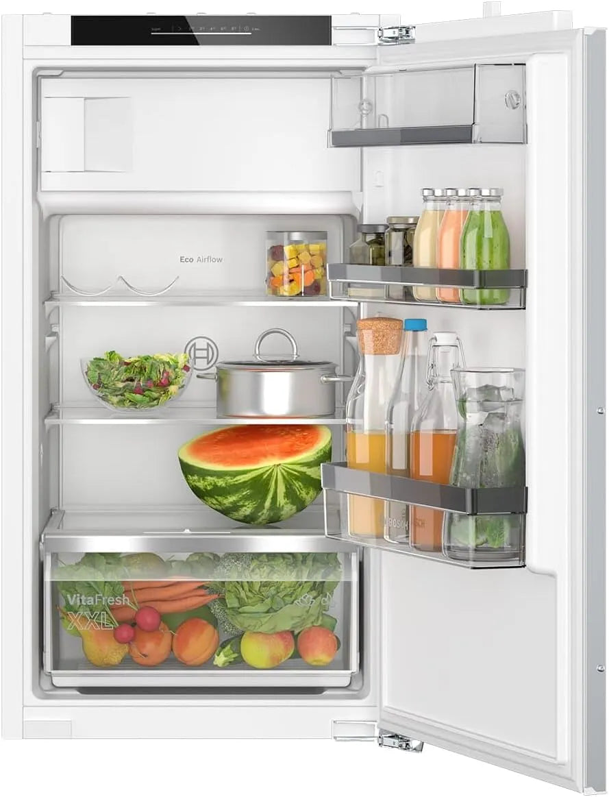 Bosch Kühlschrank KIL32ADD1, Serie 6 Einbau mit Gefrierfach, 102,5 x 56 cm Nische, Fassungsvermögen 132 L Kühlen & 15L Gefrieren, VitaFresh XXL