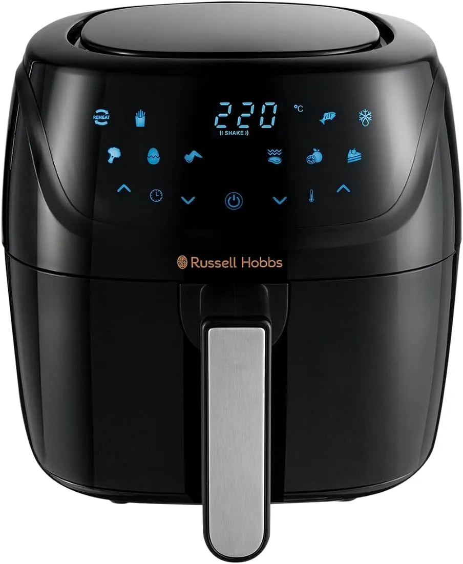 Russell Hobbs Heißluftfritteuse 27160, England Netzstecker, Fassungsvermögen 4L Rapid Digital Air Fryer UK Plug