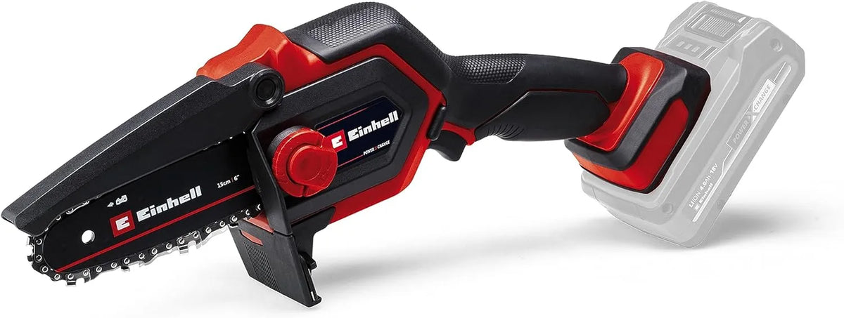Einhell Akku-Astkettensäge GE-PS 18, Akku-Astkettensäge /15 Li BL-Solo Power X-Change, Spannung 18 V, 12,5 cm Schnittlänge, Brushless, ohne Akku