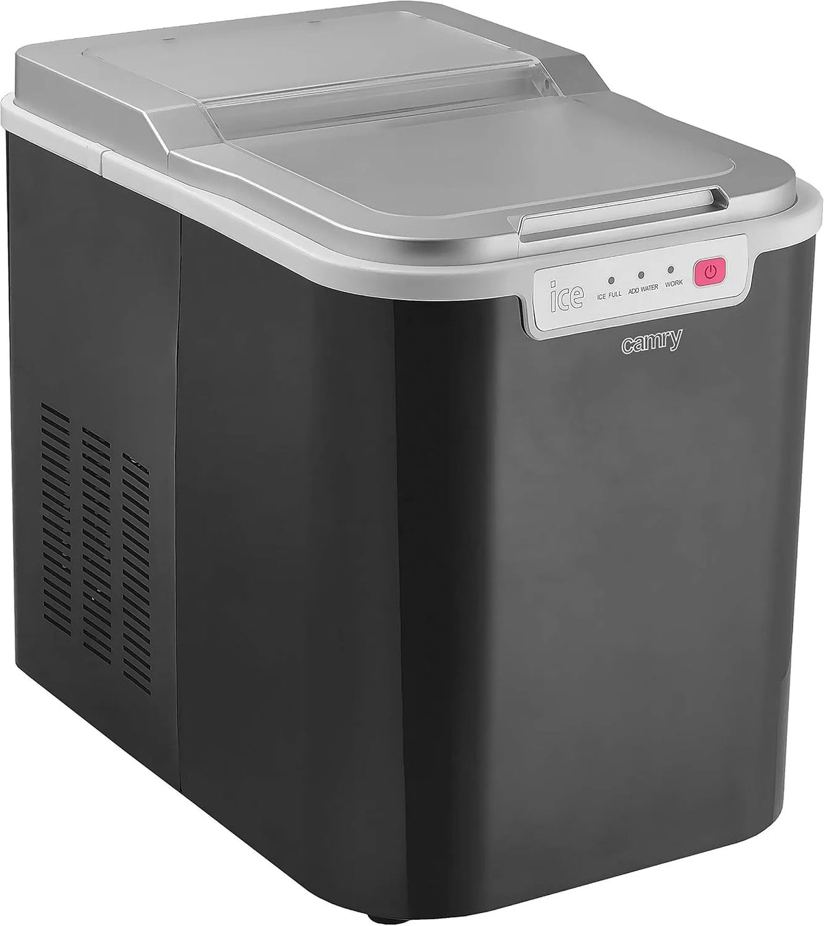 In Schwarz CR 8073 Adler Eiswürfelbereiter, Fassungsvermögen 40 l, in Schwarz, Farbe Grau