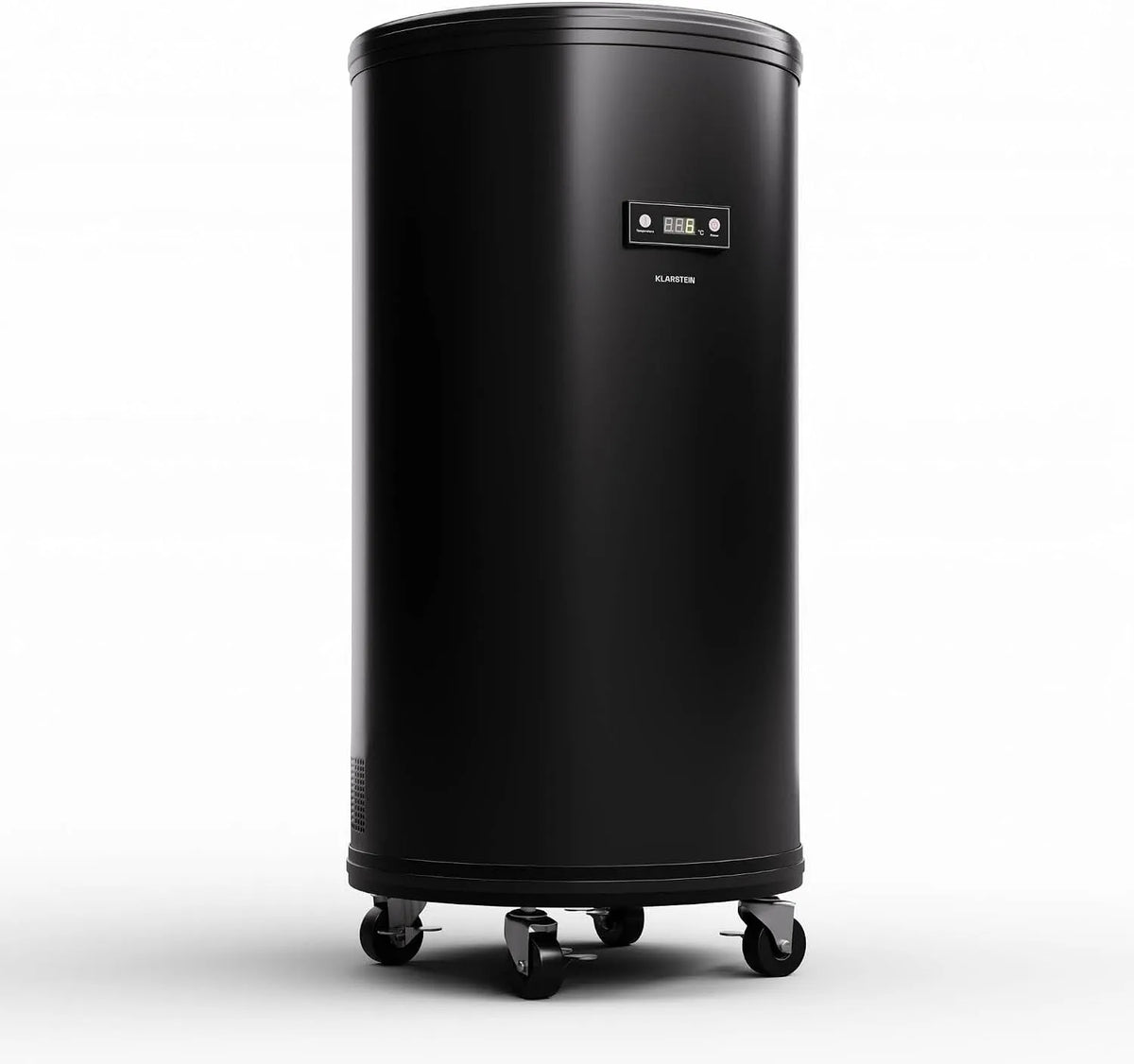 Klarstein Kühlschrank, Beersafe L mit LED Display, Fassungsvermögen 70L mit 360° Sicht, 0-16°C, Edelstahl für Zimmer, Indoor