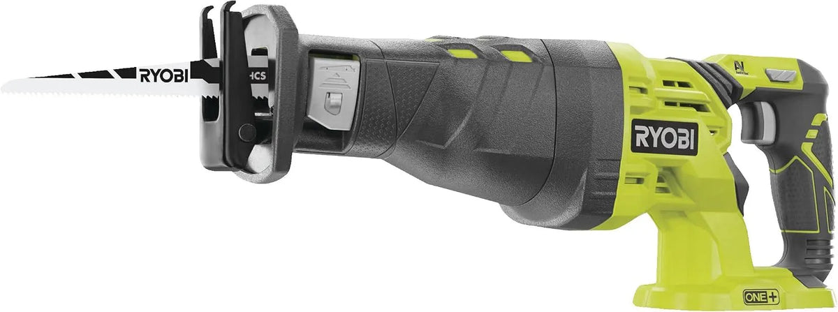 Ryobi 18 V ONE+ Akku-Säbelsäge, 28 mm Hublänge RYOBI 18 V R18RS-0 2900, Max. Schnitttiefe in Holz 20 cm, Leerlaufdrehzahl 0 min⁻¹