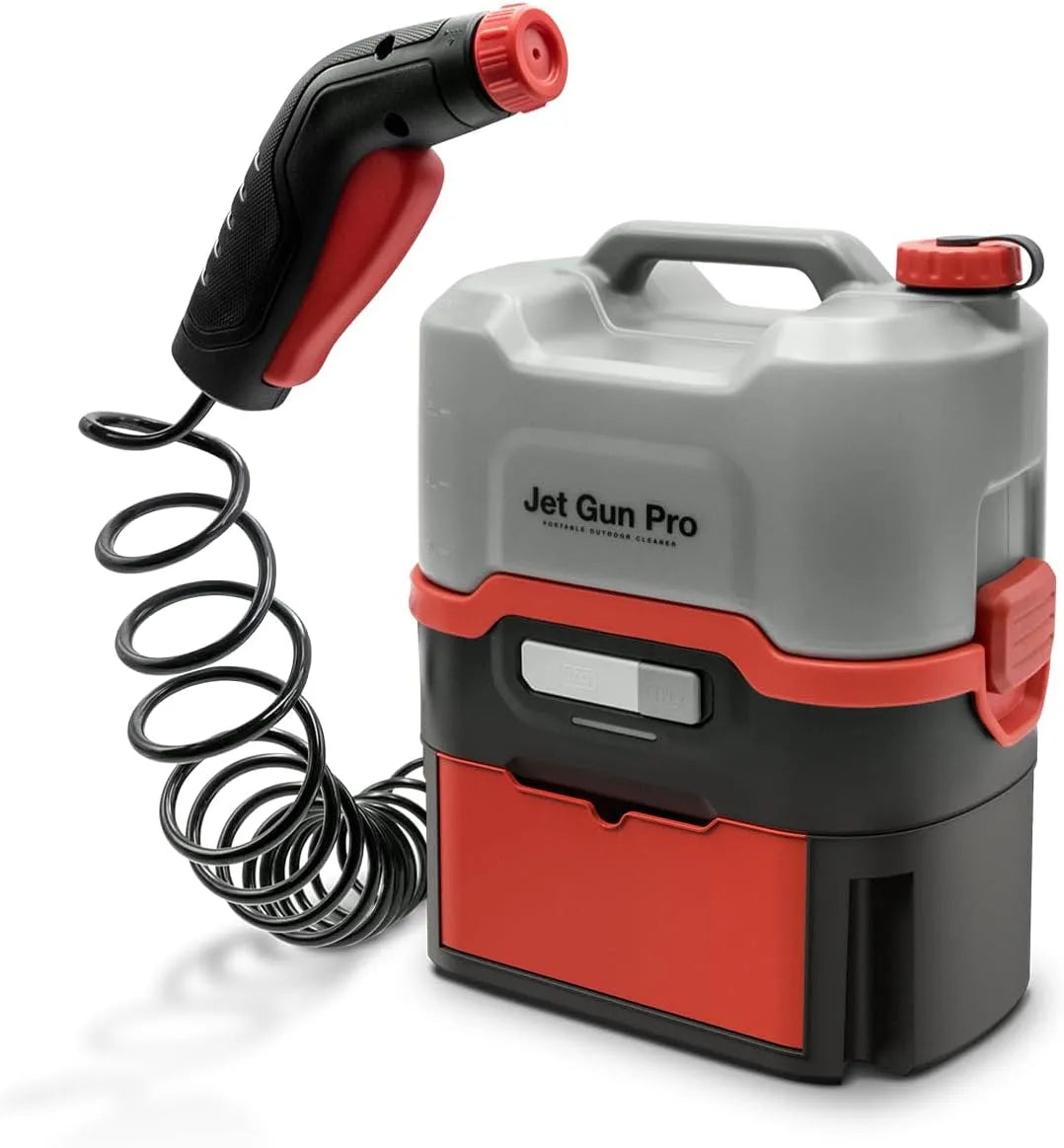 Hochdruckreiniger, Fassungsvermögen 8 L Wassertank, Gewicht 2,9 kg, ERRECOM Jet Gun PRO+, 3 m Spiralschlauch