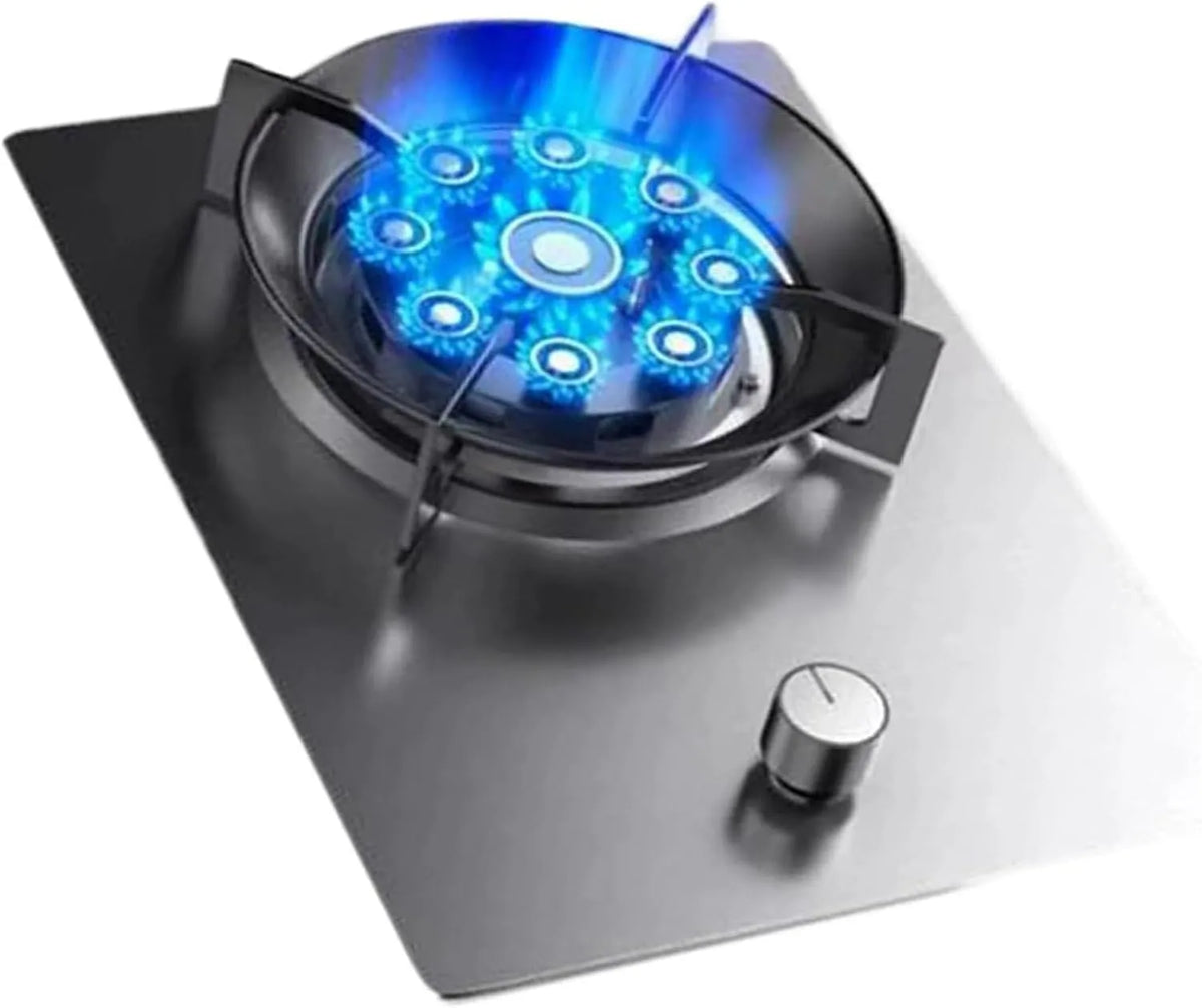 1 Brenner THEGA Gaskocher, Leistung 8,5 KW Edelstahl -Gasherd, LP -Umwandlung Innenkocher Tragbarer Gasherd, Einfach Zu Reinigen, LPG