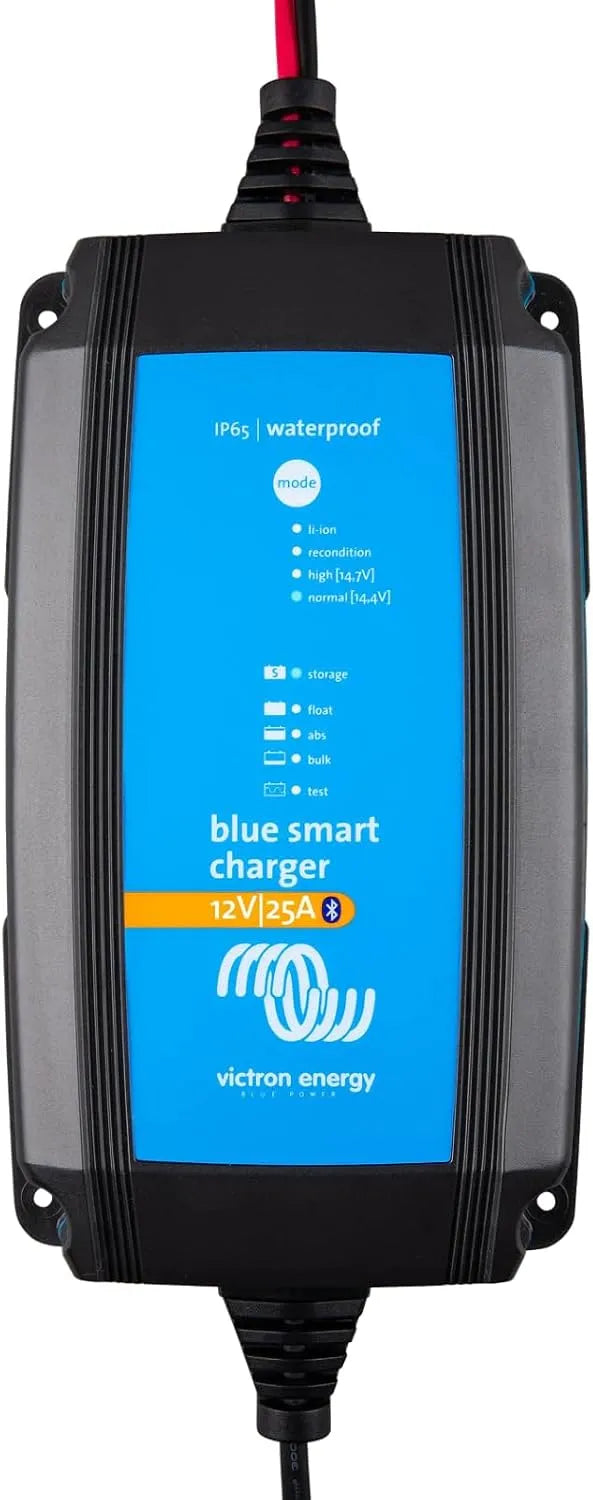 Modell Blue Smart Batterie Ladegerät 12-Volt 25 Ampere IP65 Victron Energy, Autobatterie Ladegerät, CEE 7/17, Geschützt, Bluetooth