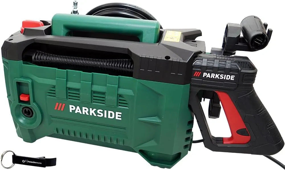 Parkside Hochdruckreiniger PHDS 110, + HEADNMORE Schlüsselanhänger, HEADNMORE Bundle