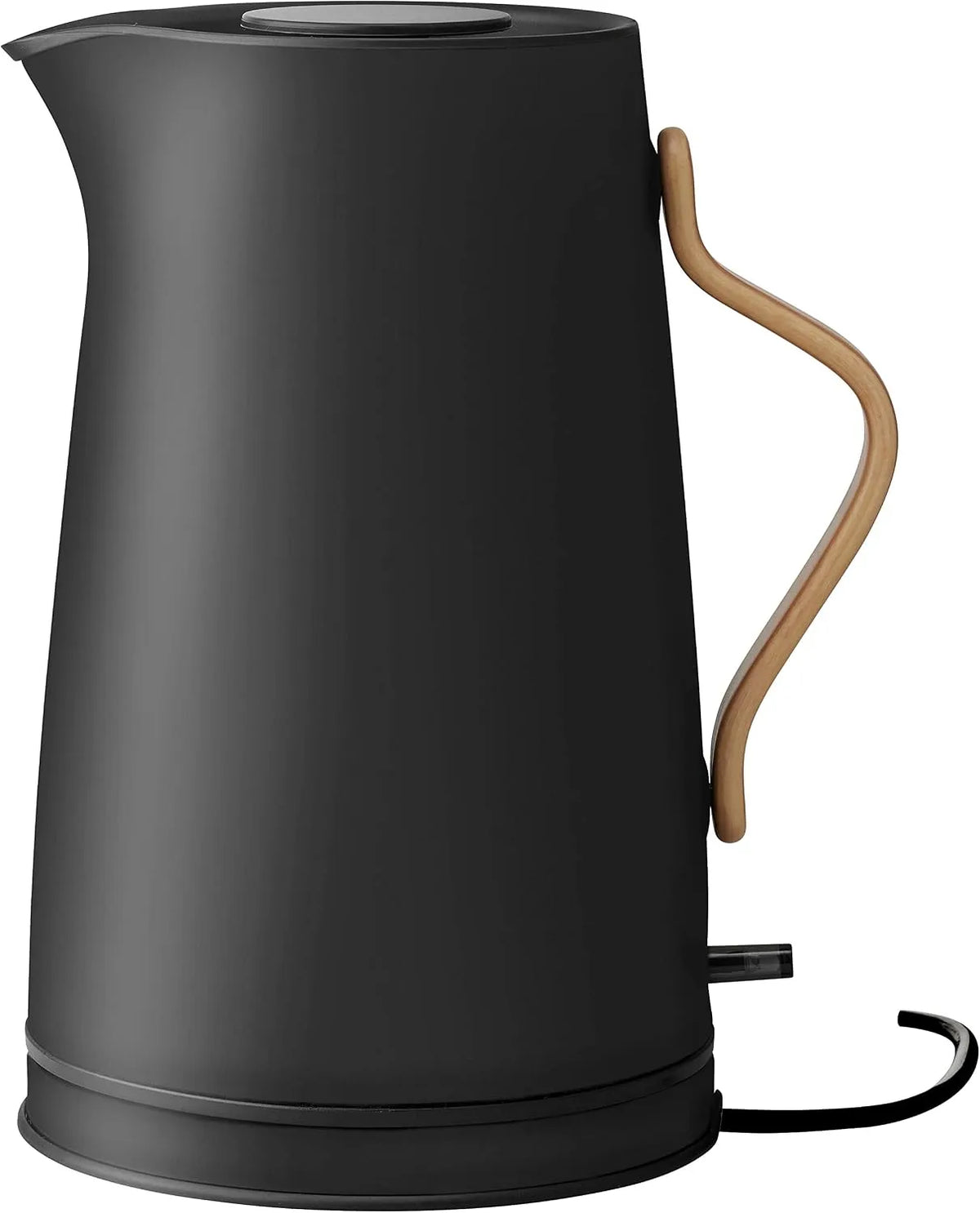 Wasserkocher Stelton, Emma, Elektrischer Kocher, skandinavisch, Buchenholzgriff, EU-Stecker, Fassungsvermögen 1,2 Liter, Filter, Kaffee- & Teekanne
