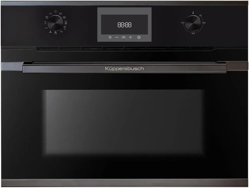 Mikrowelle CM6330.0S2 Küppersbusch Einbau, Glas, Metall, in Schwarz