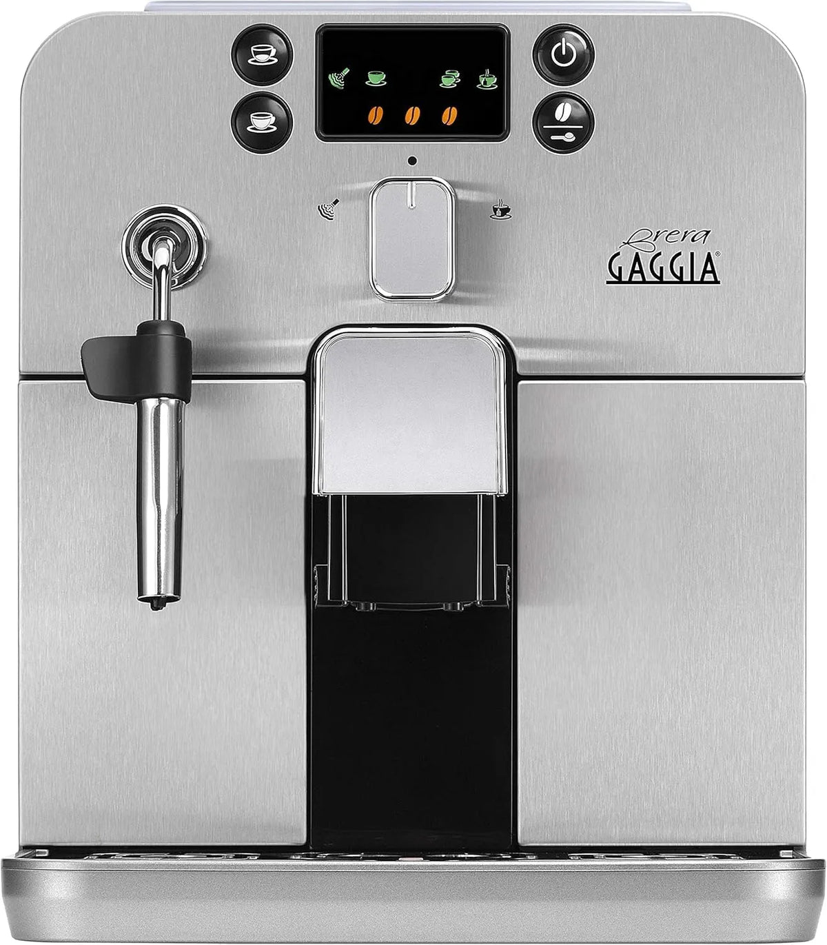 Gaggia Kaffeevollautomat RI9305/01, Brera, Dampfdüse, silber