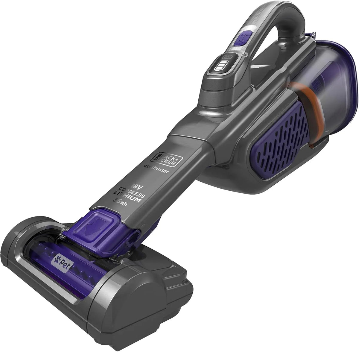 Black+Decker Modell BHHV520BFP-QW, Dustbuster Gen 11 Pet 18 V 2,0 Ah mit Ladestation