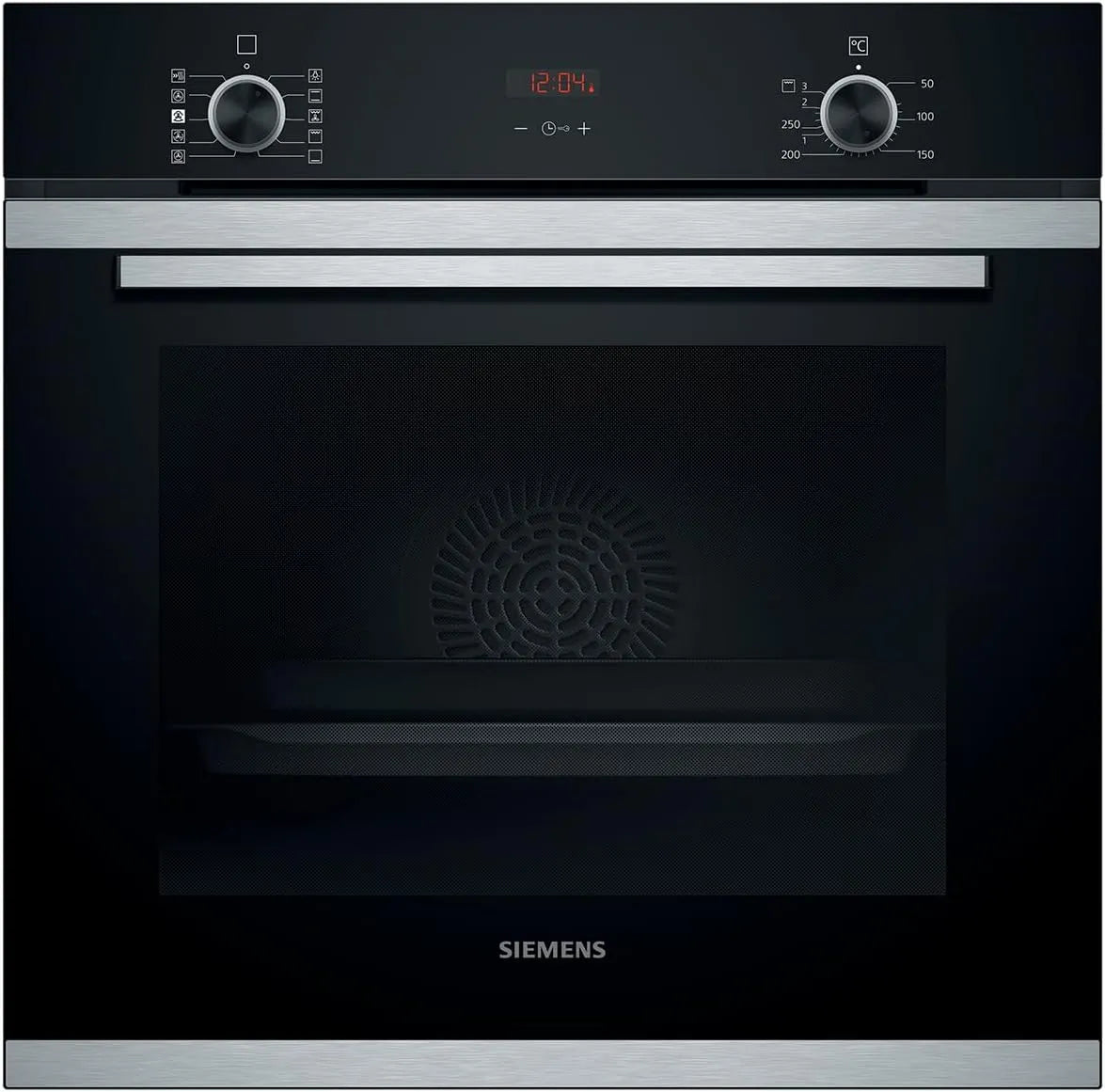 Siemens Backofen HR214ABS0, mit Dampfunterstützung Edelstahl