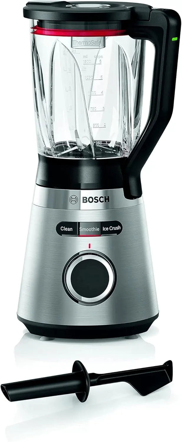 Bosch Standmixer MMB6382M, Leistung 1200 W, Fassungsvermögen 1,5l ThermoSafe Glasbehälter, min, spülmaschinengeeignete Teile, VitaPower Serie 4