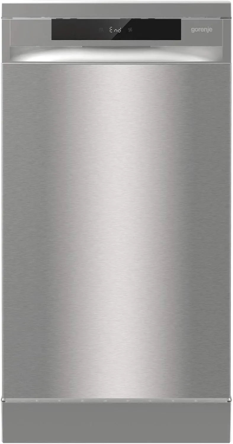 Gorenje Geschirrspüler 541D10, 45 cm breit, 11 Maßgedecke, 5 Betriebsprogramme, GS X Freistehender, SuperSilent, Programmanzeige, TotalDry, Silber