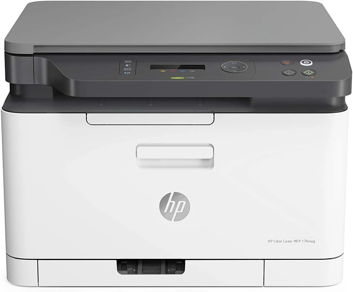 HP Modell 178nwg, Color Laser MFP Multifunktions-Farblaserdrucker, Smart App, Drucken, Kopieren, Scannen, Wi-Fi, Ethernet, USB