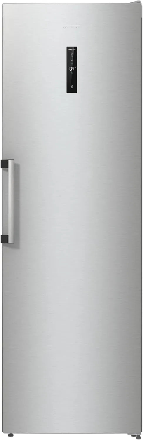 Gorenje Kühlschrank DAXL6, Fassungsvermögen 398l, AdaptTech, Schnellkühlfunktion, LED Display, Edelstahl, R 619, Breite 185cm, FreshZone