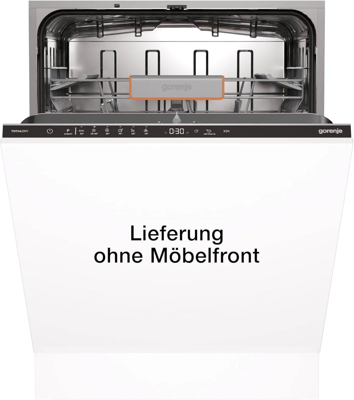 Gorenje Geschirrspüler GV642C65 EU/60, 14 Maßgedecke, Maße 82 x 60 x 55,5cm, Made in EU, Total AquaStop, XXL inox, Einbaumaße, 60 breite, TotalDry