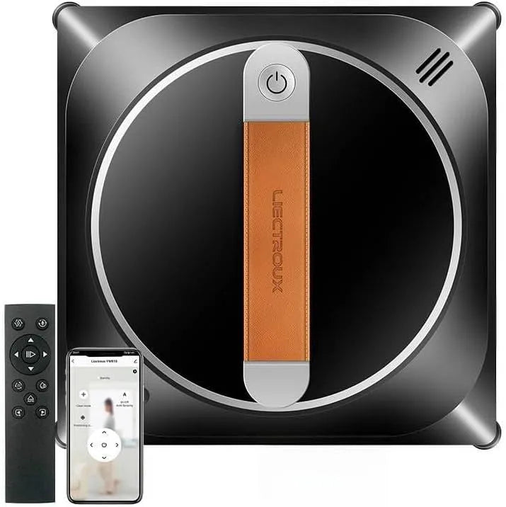 Staubsauger YW910, LIECTROUX Fensterreinigungsroboter, doppelter Wassersprüher, intelligenter Glas-Nasswischer, Boden-Fenster-Wand-Roboter