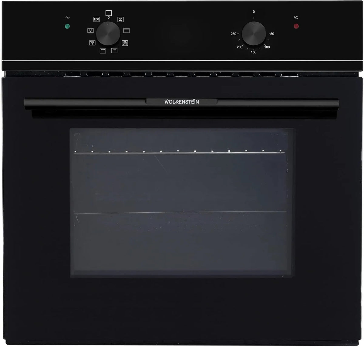 Grill WMO 70, XL-Garraum 62 Liter, 8 Backofenfunktionen, WOLKENSTEIN Einbaubackofen, Eco-Funktion, & Umluft-Funktion, Inklusive Fettpfanne & Grillrost