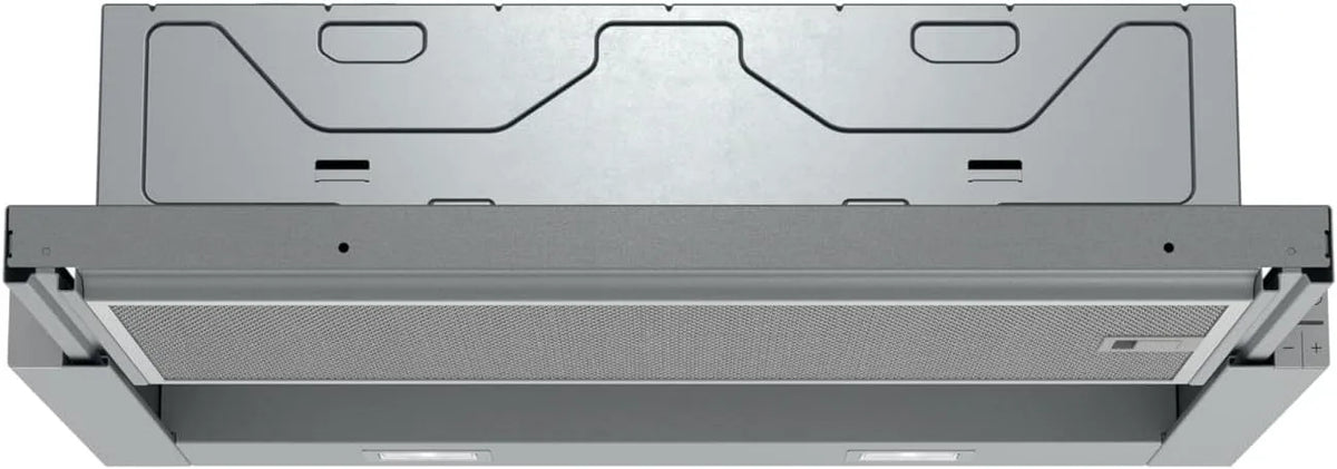 Siemens Modell, Breite 60 cm LI64LB531 iQ300, Flachschirmhaube, Made in Germany, Silbermetallic, iQ Drive Motor, LED-Beleuchtung