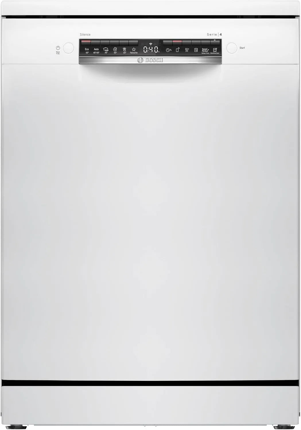 Bosch Geschirrspüler SMS4HVW14E, in freistehender Ausführung, Breite 60 cm, Silence Programm, Flexibilität und Komfort beim Beladen, Extra Trocknen