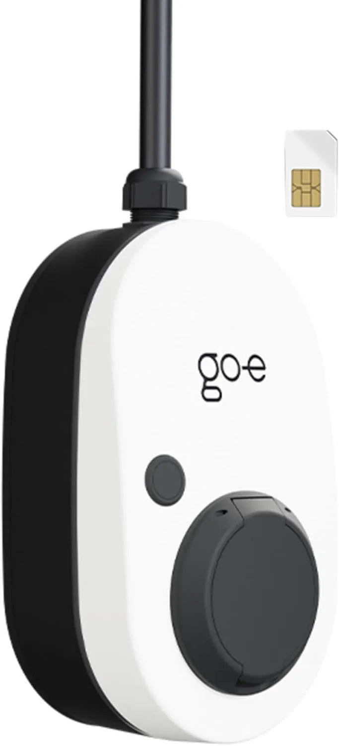 Gemini 2.0 go-e Charger, 32A 3-phasig, 4G, weiß, ohne Kabel, LTE, in Schwarz
