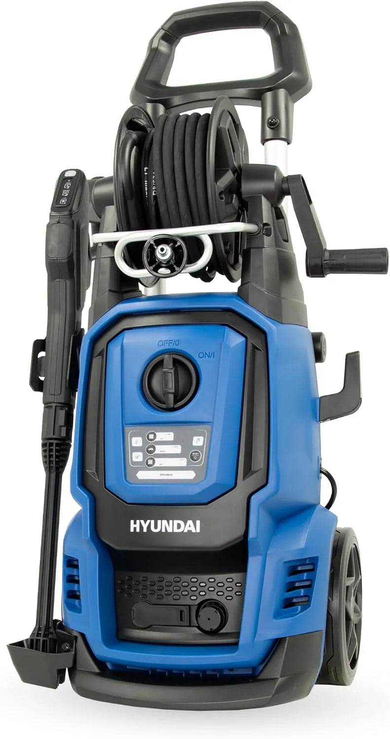 Hyundai Hochdruckreiniger HPW2400CRE, max. 195 bar, 450 l/h, Leistung 2400 W, verdreh-sicherer 10m Schlauch, EL.-Control, verstellbare Düse