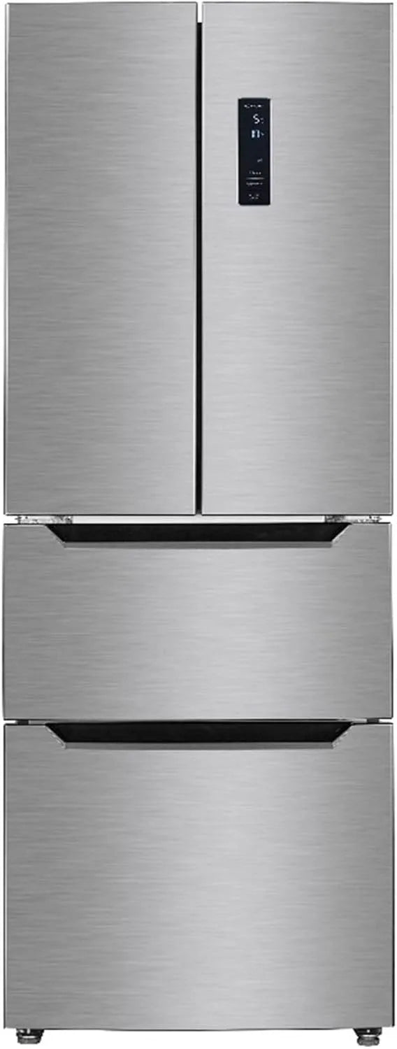 PKM Kühlschrank KHFD350ENFIX, Fassungsvermögen 320 L, Frenchdoor, NoFrost, TouchControl, Schubladen, Inox-Design
