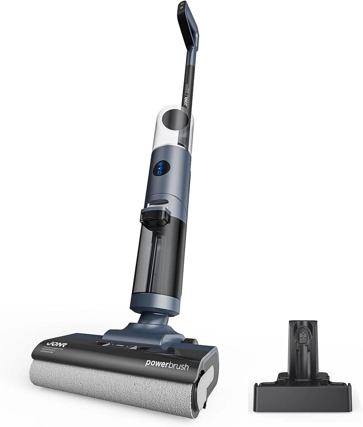 Nass- und Trockensauger ED12 JONR Pro, Fassungsvermögen 850mL Wassertank, Kabelloser Saugwischer, Dreikantenreinigung, Tierhaare